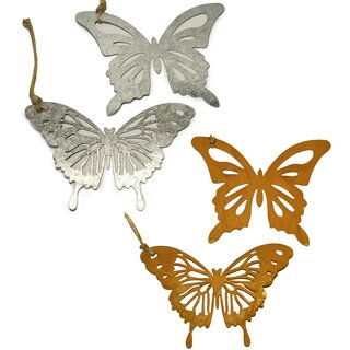 Schmetterling zum Hängen Metall Falter 16 cm