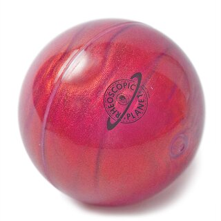 Flummi-Planeten schimmernder Ball rheoskopisch 8,5 cm JUPITER Pink